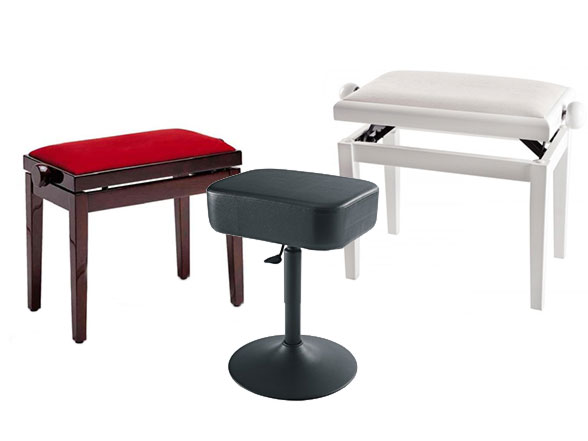 Sièges, banquettes, tabourets pour pianos