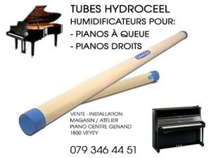 Tubes Hydroceel - Système humidificateur pour le piano